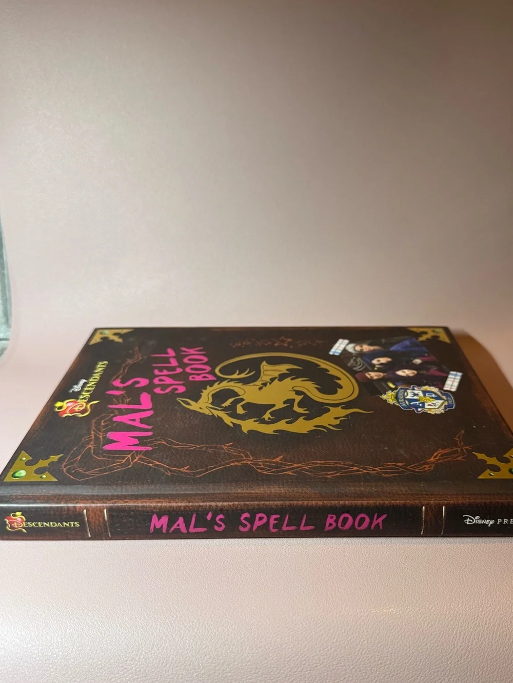 Disney Descendants Mal’s Spell Book Hardcover Collector Book Disney Press